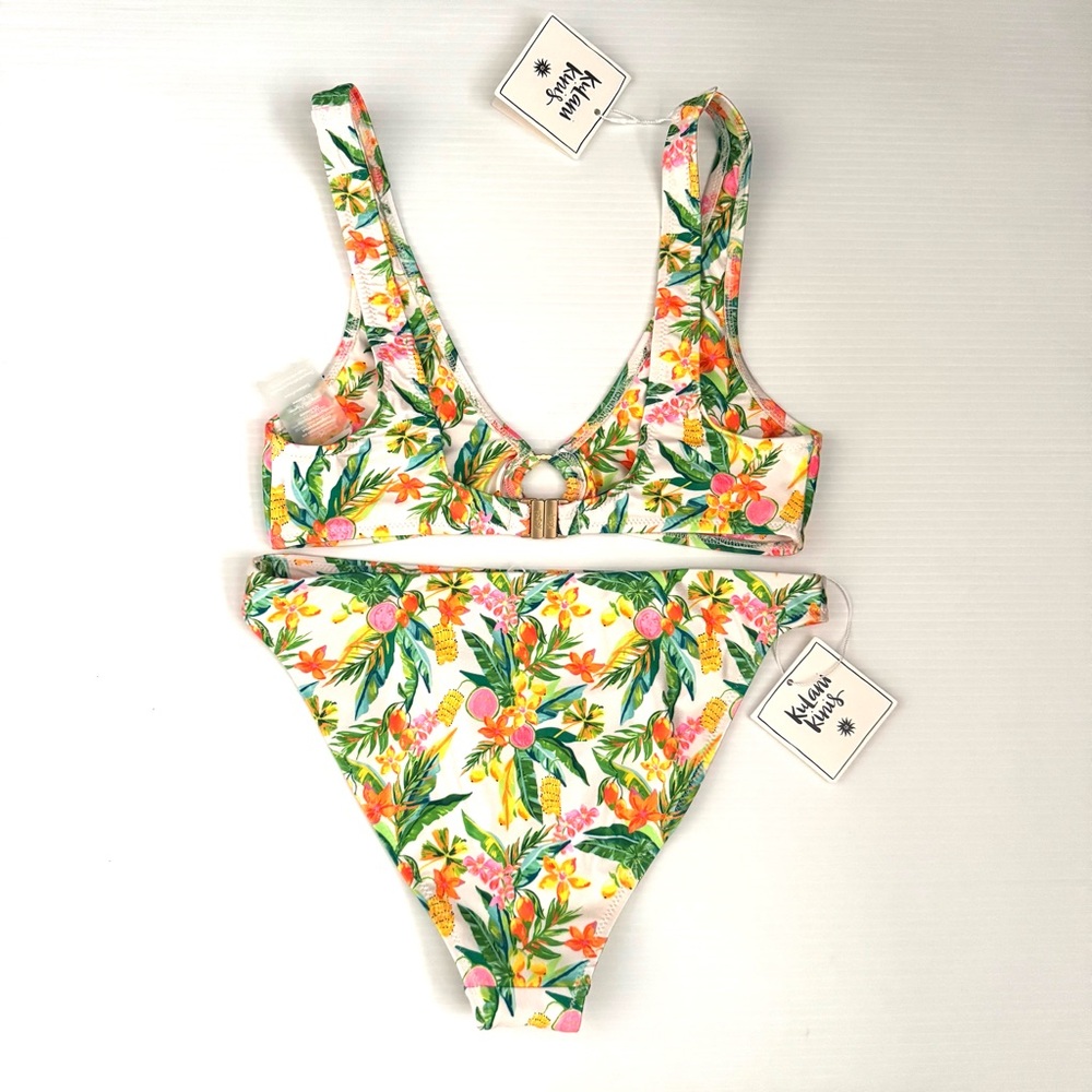 Kulani Kinis Bikini Set In Golden Hour Size Medium - Picture 4 of 11